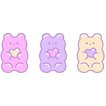 Gummy Bears Sticker for Sale by Fifiyaa