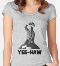 Dr. Strangelove - Major Kong Women's Fitted Scoop T-Shirt