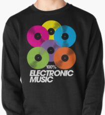 100% Electronic Music (black) Pullover