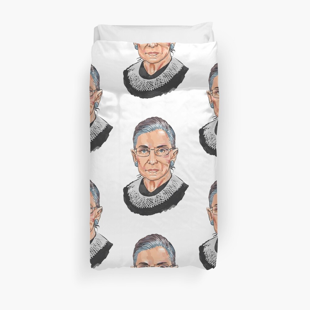 Supreme Court Justice Ruth Bader Ginsburg Duvet Cover