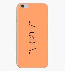 ¯\_(ツ)_/¯ / Shrug Emoticon / Shrug Emoji iPhone Case