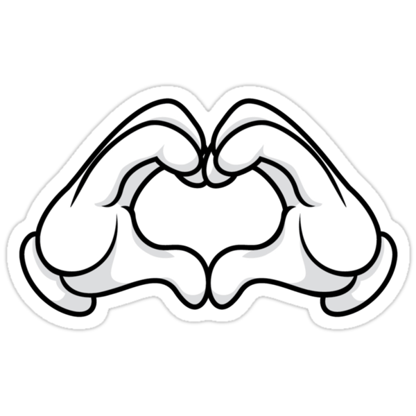 Mickey Mouse Heart Hands SVG: Expressing Love and Joy with Iconic Disney Magic