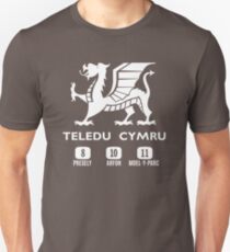 Teledu Cymru Unisex T-Shirt