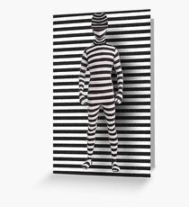 A VISION IN STRIPES PICTURE/CARD Greeting Card