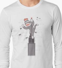 Sock Monkey Just Wants a Friend Long Sleeve T-Shirt