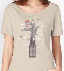 Sock Monkey Just Wants a Friend Women's Relaxed Fit T-Shirt