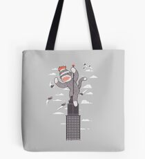 Sock Monkey Just Wants a Friend Tote Bag