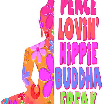 Autocollant Petit Bouddha - Hippie Shop