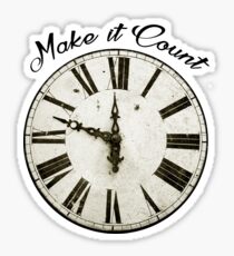 Make it Count Sticker