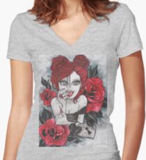 pretty little liars Women's Fitted V-Neck T-Shirt