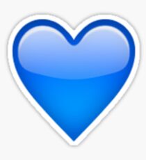 Blue Heart Emoji Sticker
