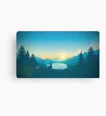 Firewatch Art Design 4K Canvas Print