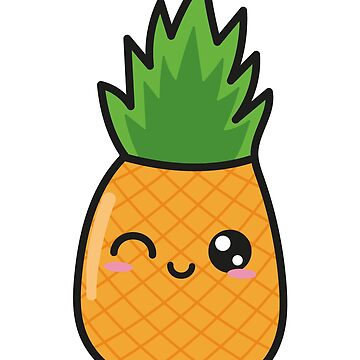 Cute Pineapple Vector or Color Illustration Stock Vector - Illustration of  smile, happy: 160152614