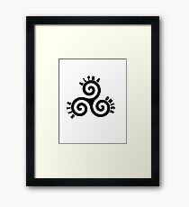 triskele Framed Print