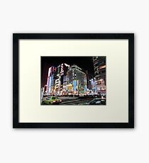 Tokyo at night Framed Print