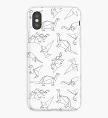 Origami Dinosaurs iPhone Case