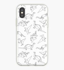 Origami-Dinosaurier iPhone-Hülle & Cover