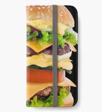 Hamburger iPhone Flip-Case/Hülle/Skin