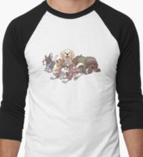Hamilton Musical x Broadway Dogs Men's Baseball ¾ T-Shirt