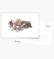 Postales Hamilton Musical x Broadway Dogs