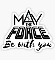 Star Wars - May the force be with you Sticker