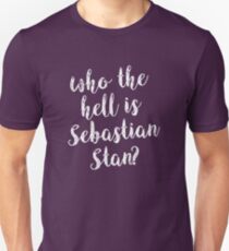 Who the hell is Sebastian Stan? Slim Fit T-Shirt