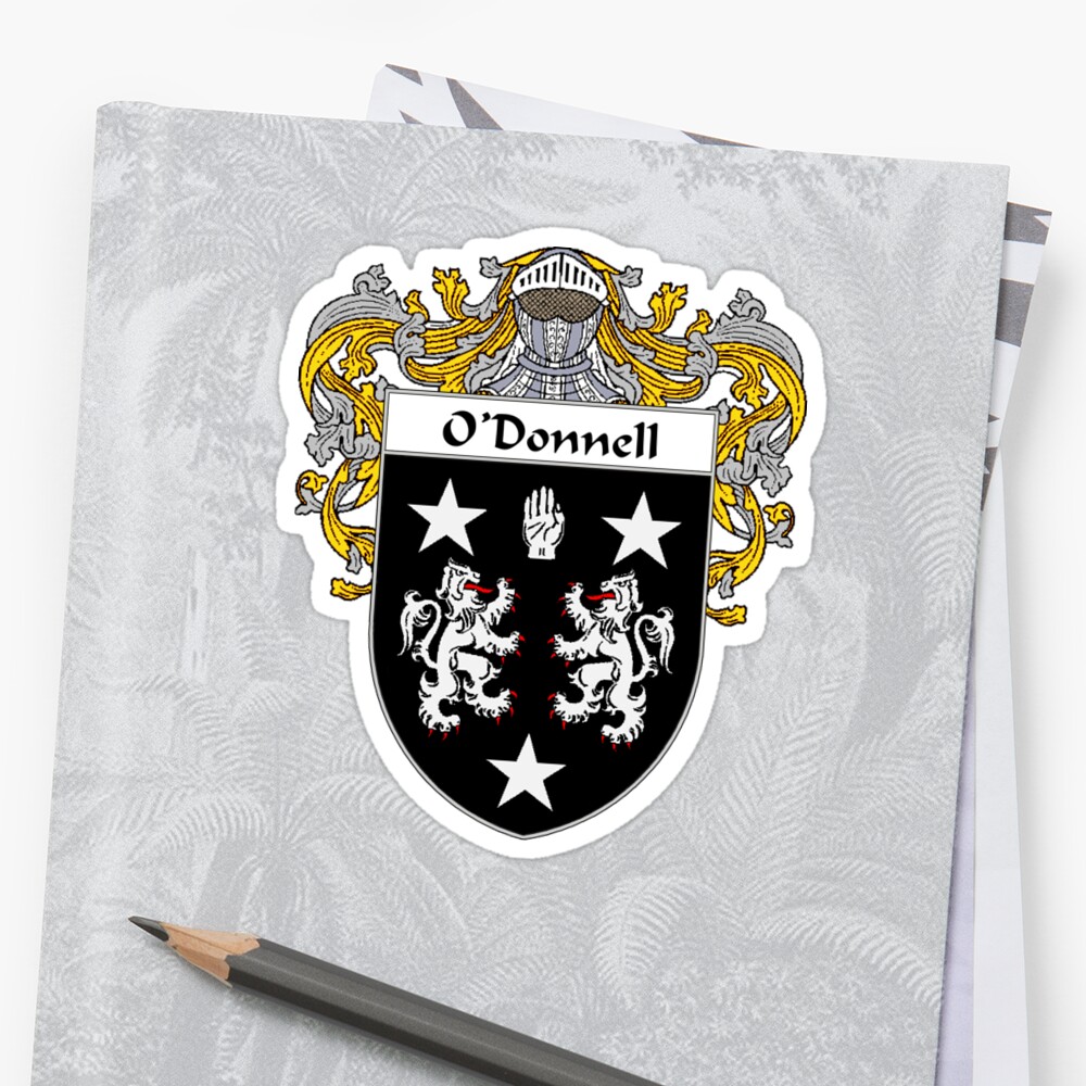 "O'Donnell Coat of Arms/Family Crest" Stickers by William