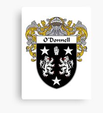 O'Donnell Coat of Arms/Family Crest Canvas Print