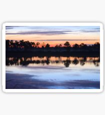 Sunrise on Webb Lake Sticker