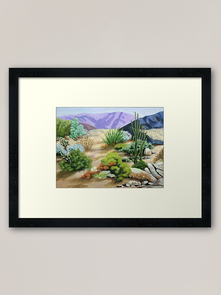 Alternate view of Day in the Desert Framed Art Print