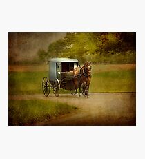 An Amish Country Ride Photographic Print