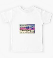 Books are Hard-Bound Drugs Quote Hipster Art- Glasses, Books, Nerd, Geek Quotes Kids Tee