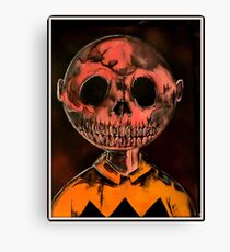 Charlie Brown goes Down Canvas Print