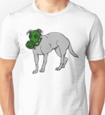 Dog Wearing A Gas Mask Unisex T-Shirt