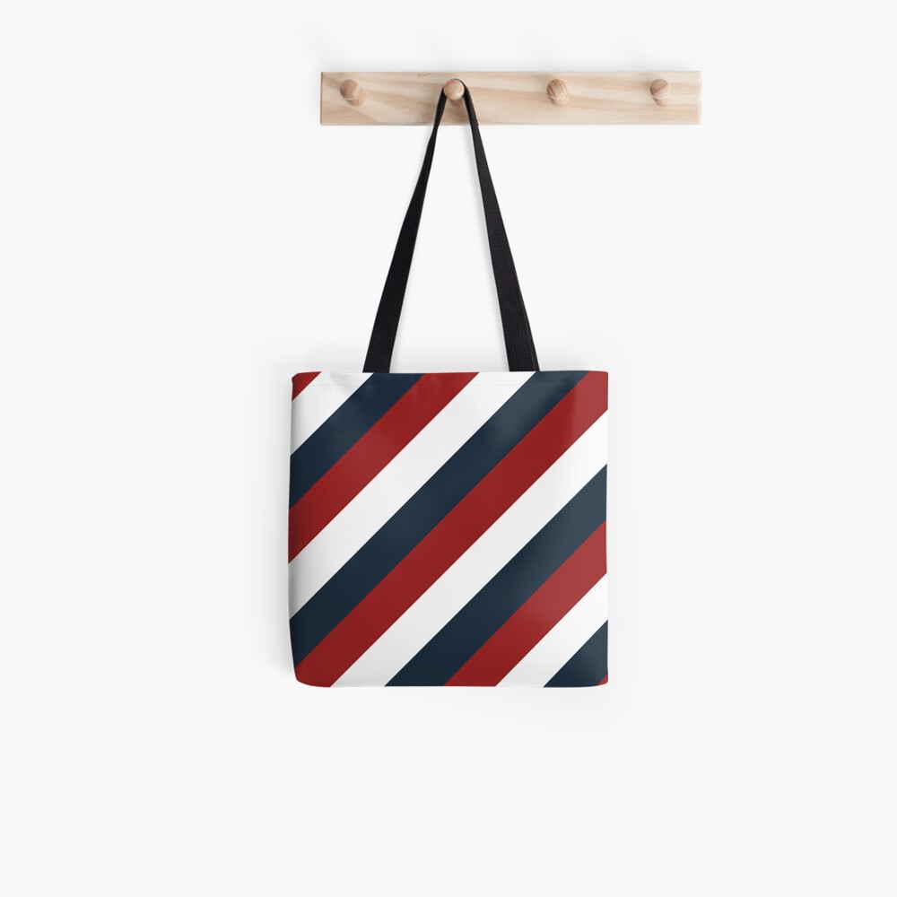 red white and blue tote bag