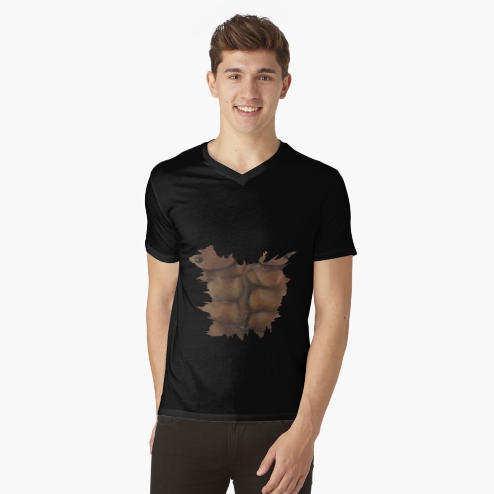 Six pack V-Neck T-Shirt