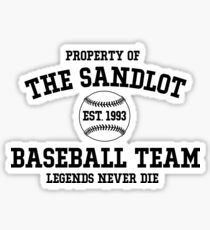 The Sandlot Baseball team Sticker
