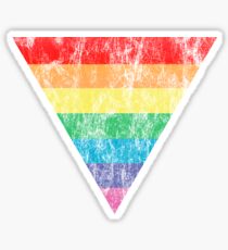 rainbow triangle Sticker