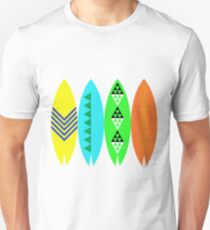 Colorful Surfboards Unisex T-Shirt