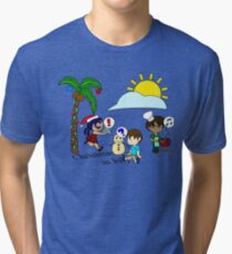 Christmas in July (Color) Tri-blend T-Shirt