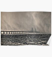 Snow Storm Out at Sea. Poster