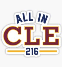 All in CLE 216 Sticker