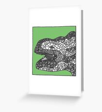 Gaudi sculpture Greeting Card