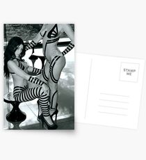 Models posing for Black Tape Project Postcards