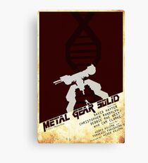 MGS Poster Canvas Print