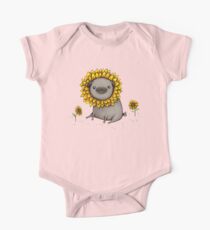 Mopsblume Baby Body Kurzarm