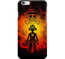 One Piece Silhouette Luffy iPhone Case/Skin