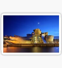 Nächte des Guggenheim Museums - Bilbao Sticker