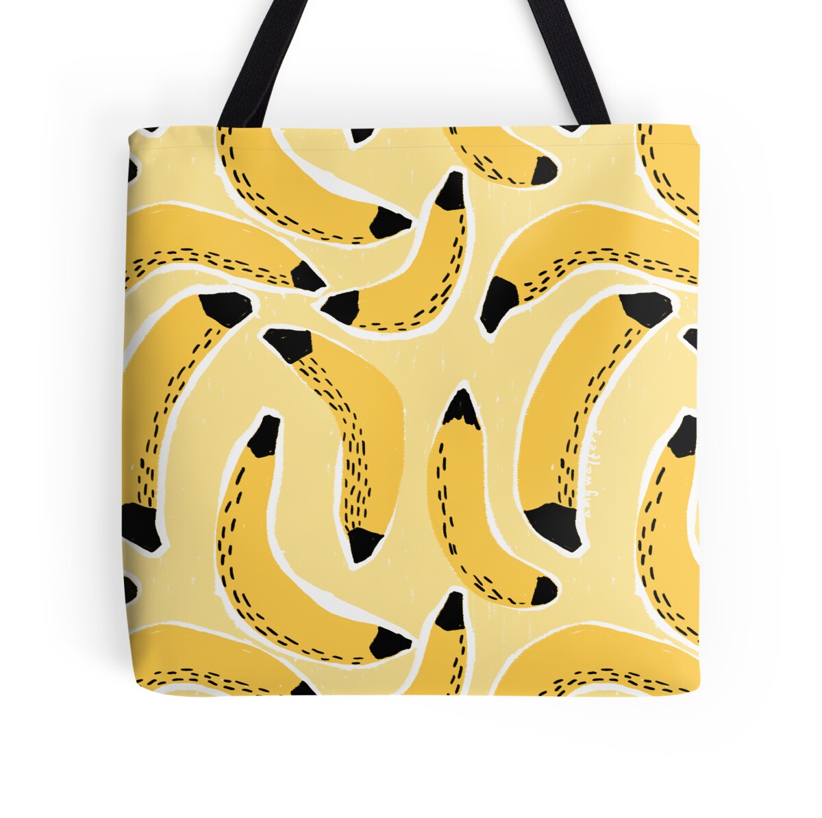 "Yellow Bananas!" Tote Bags by Amy Walters Redbubble