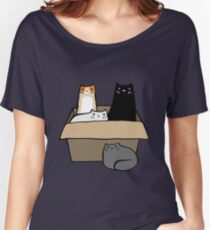 Cats in a Box Women's Relaxed Fit T-Shirt